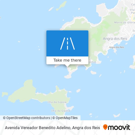 Mapa Avenida Vereador Benedito Adelino