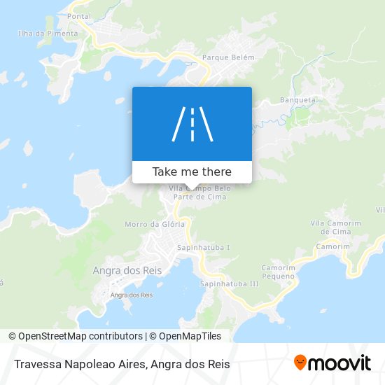 Mapa Travessa Napoleao Aires