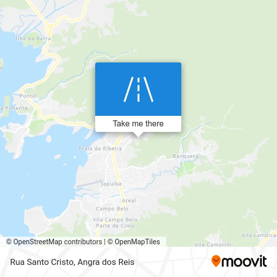 Rua Santo Cristo map