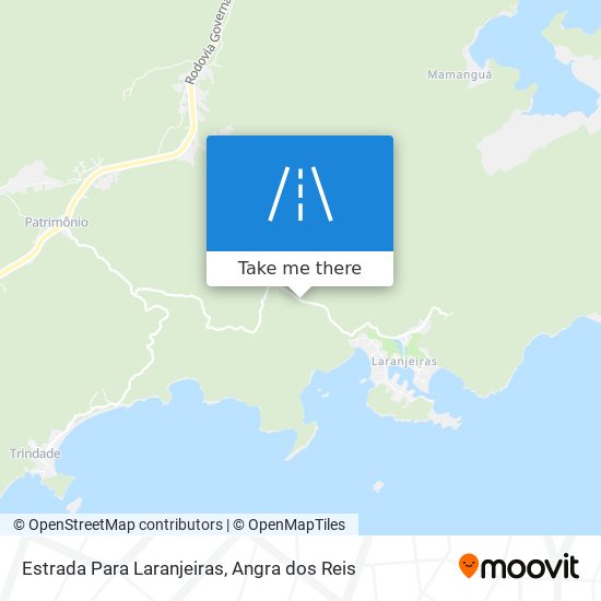 Estrada Para Laranjeiras map