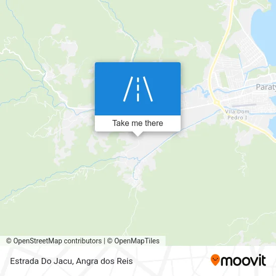 Estrada Do Jacu map