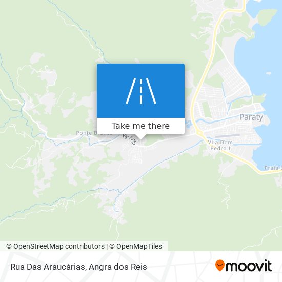 Mapa Rua Das Araucárias