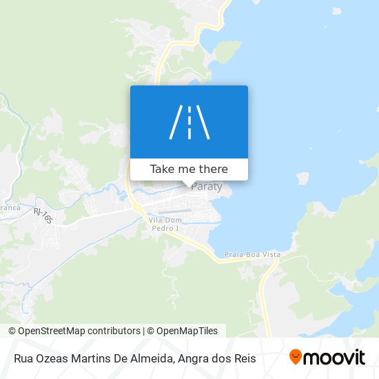 Mapa Rua Ozeas Martins De Almeida