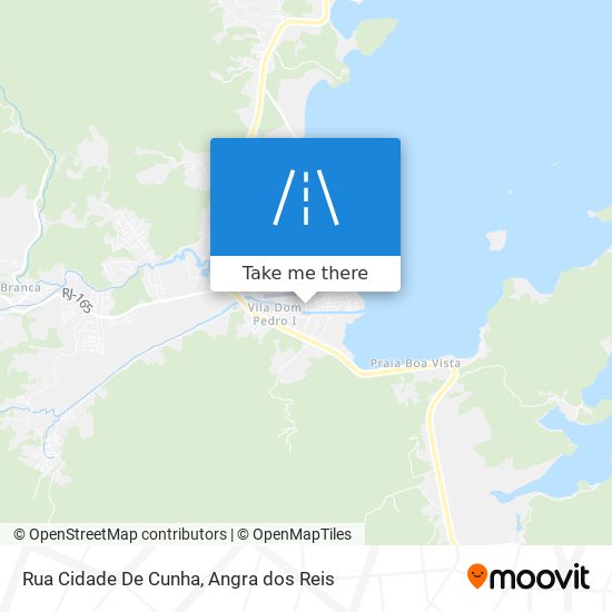 Mapa Rua Cidade De Cunha
