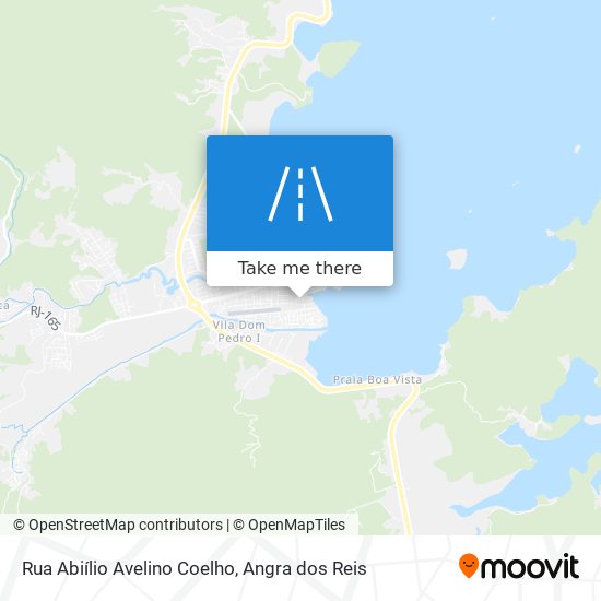 Mapa Rua Abiílio Avelino Coelho