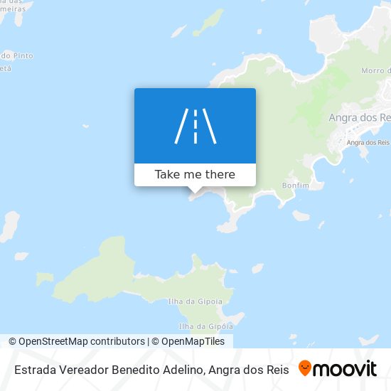 Estrada Vereador Benedito Adelino map
