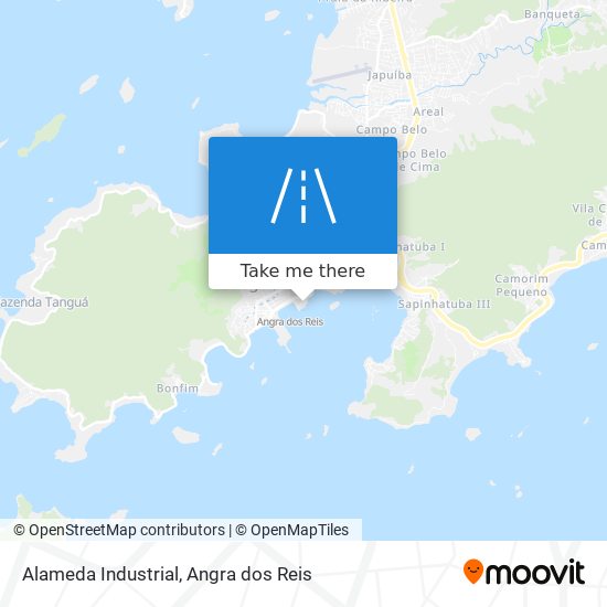 Alameda Industrial map