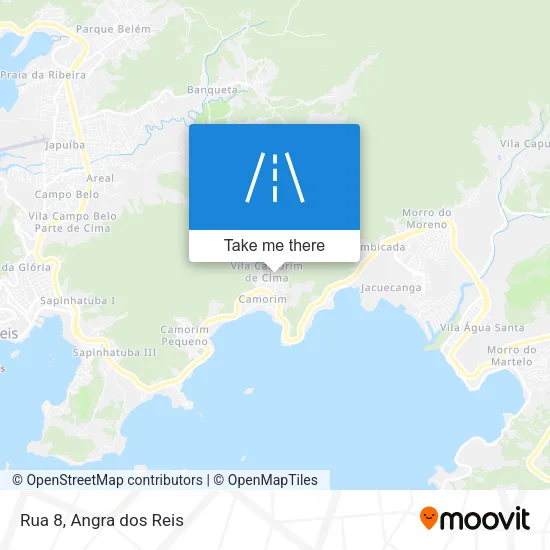 Rua 8 map