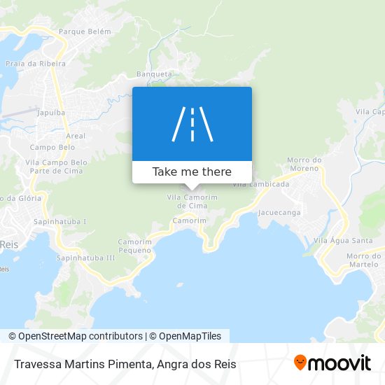 Mapa Travessa Martins Pimenta