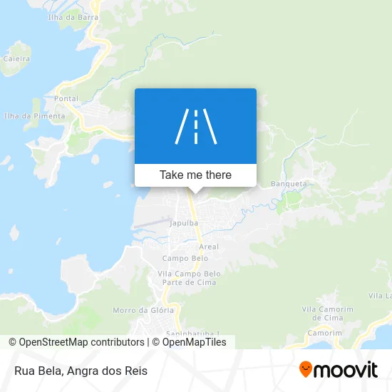 Rua Bela map