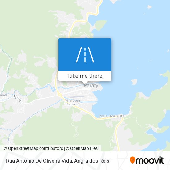 Mapa Rua Antônio De Oliveira Vida