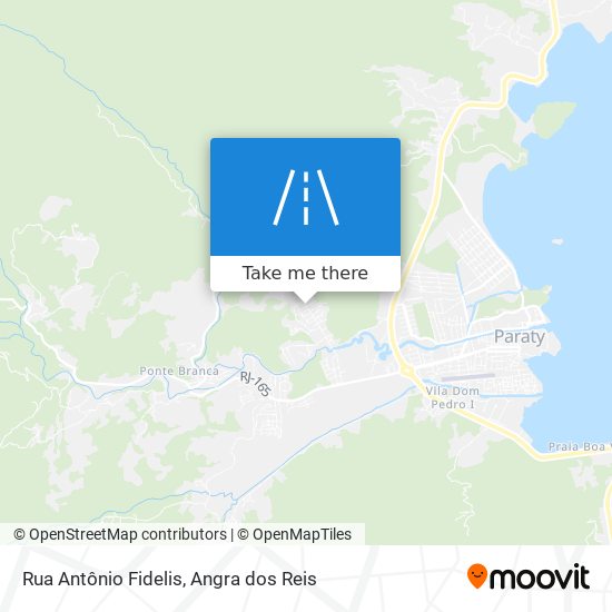 Mapa Rua Antônio Fidelis