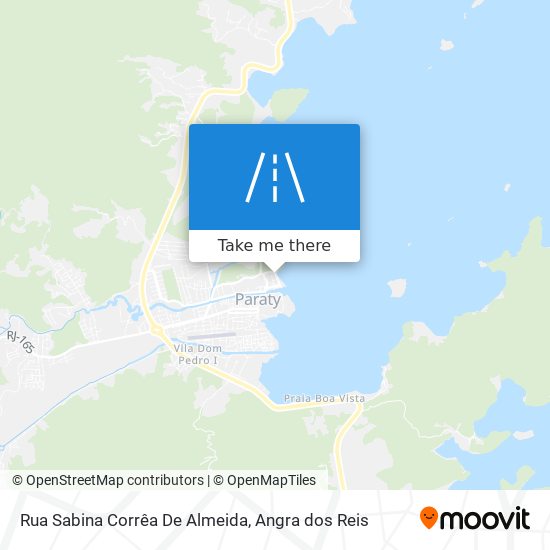 Mapa Rua Sabina Corrêa De Almeida