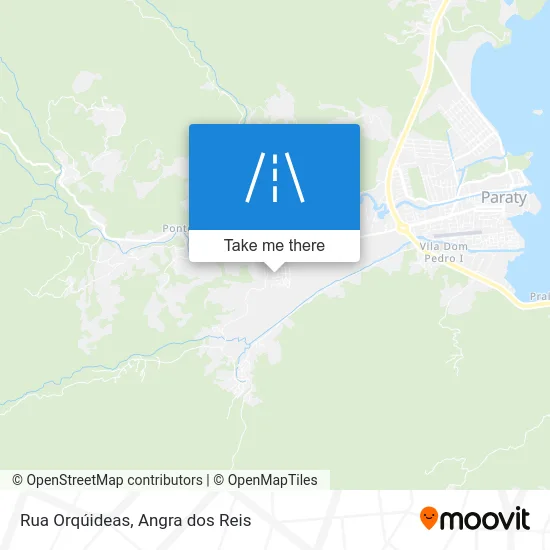 Rua Orqúideas map