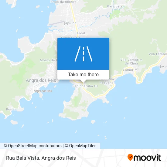 Rua Bela Vista map