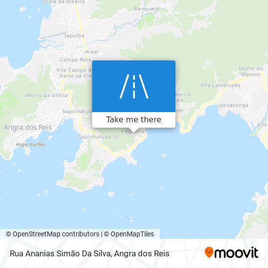 Mapa Rua Ananias Simão Da Silva