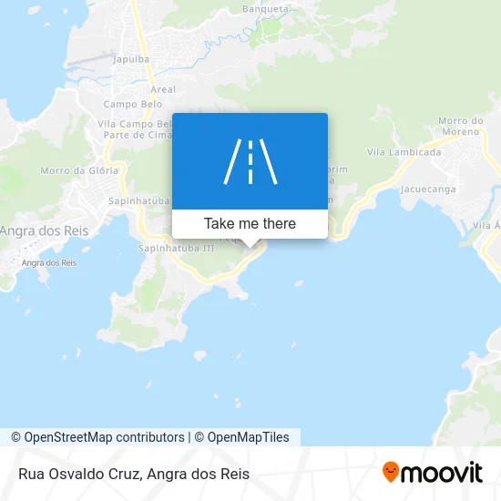 Rua Osvaldo Cruz map