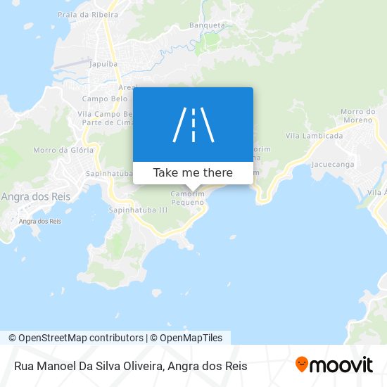Mapa Rua Manoel Da Silva Oliveira