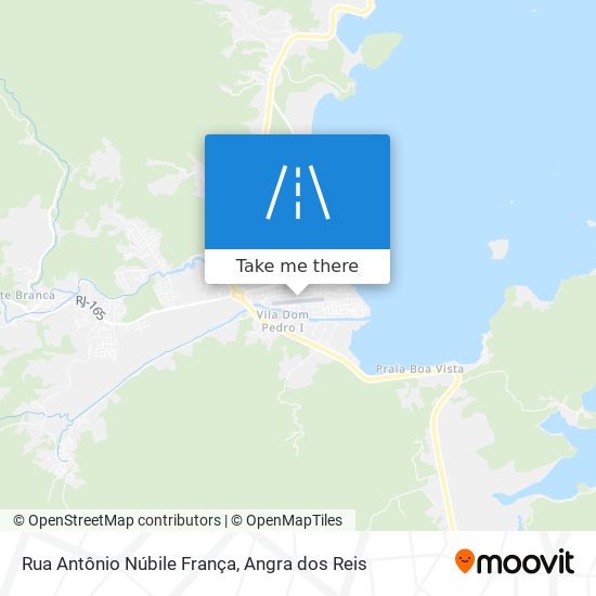 Mapa Rua Antônio Núbile França