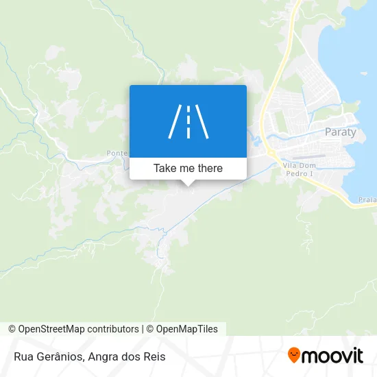 Rua Gerânios map