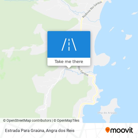 Estrada Para Graúna map