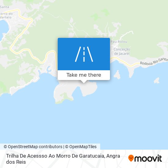 Trilha De Acessso Ao Morro De Garatucaia map