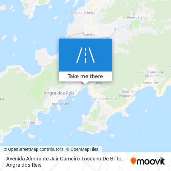 Mapa Avenida Almirante Jair Carneiro Toscano De Brito