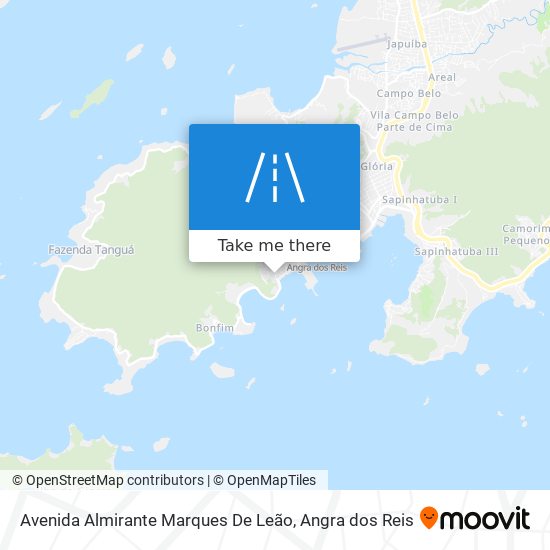 Mapa Avenida Almirante Marques De Leão