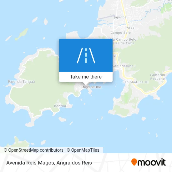 Avenida Reis Magos map