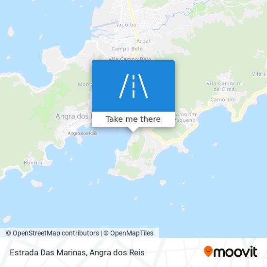 Estrada Das Marinas map