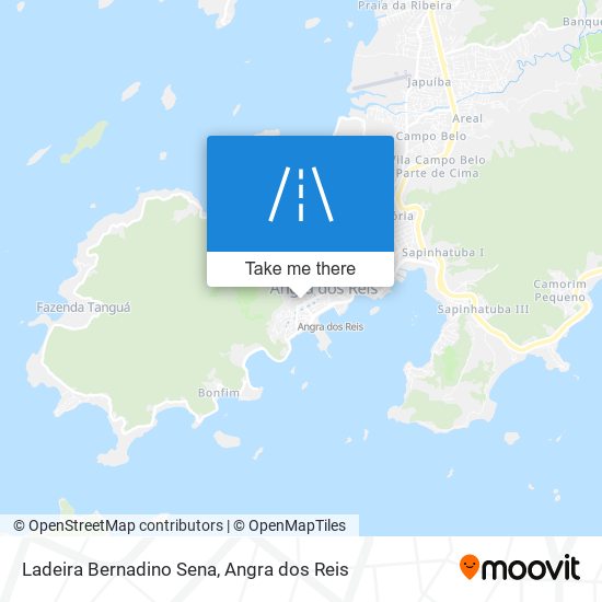 Ladeira Bernadino Sena map