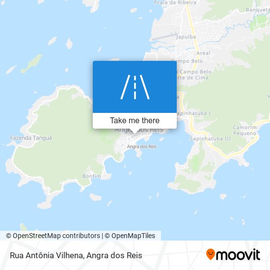 Mapa Rua Antônia Vilhena