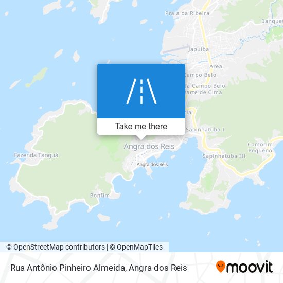 Mapa Rua Antônio Pinheiro Almeida