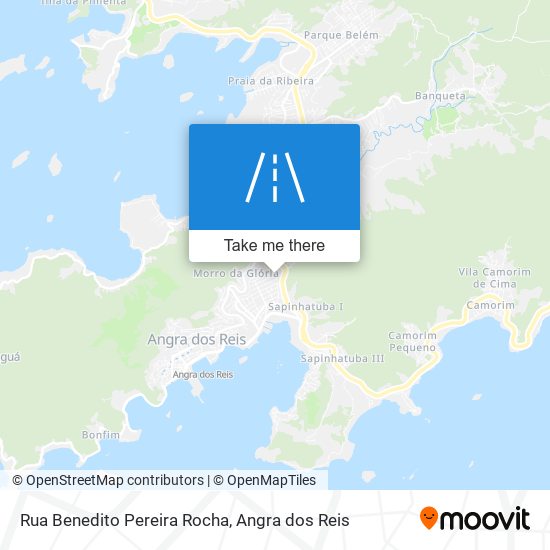 Mapa Rua Benedito Pereira Rocha