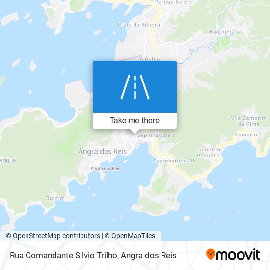 Mapa Rua Comandante Silvio Trilho