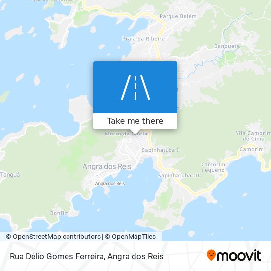 Mapa Rua Délio Gomes Ferreira