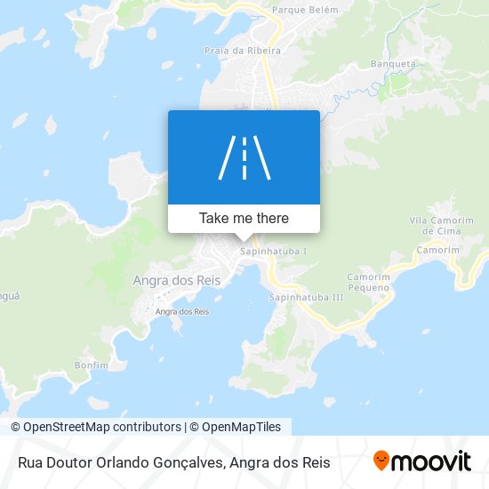 Mapa Rua Doutor Orlando Gonçalves