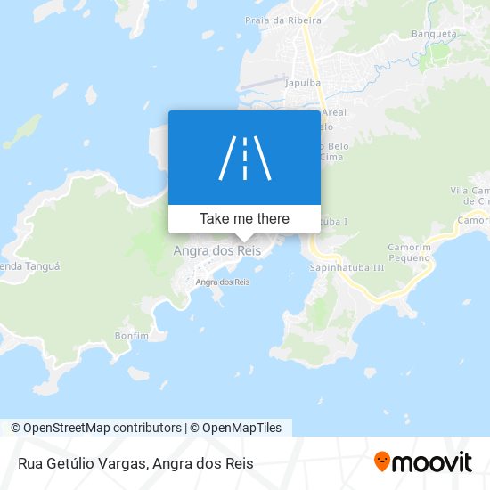 Mapa Rua Getúlio Vargas