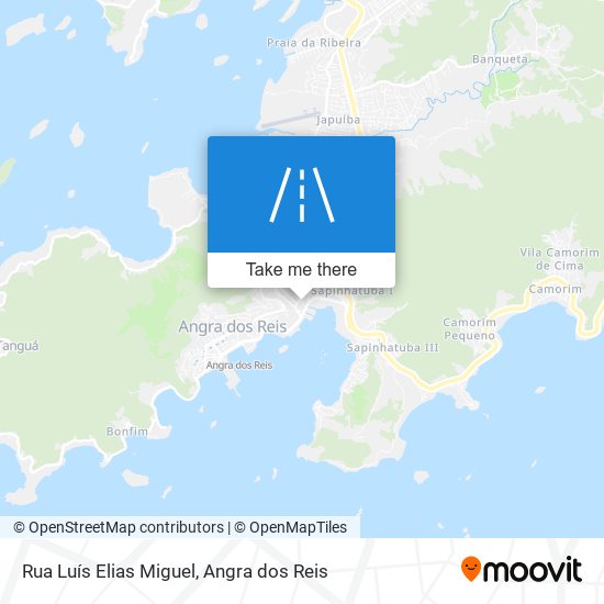 Mapa Rua Luís Elias Miguel