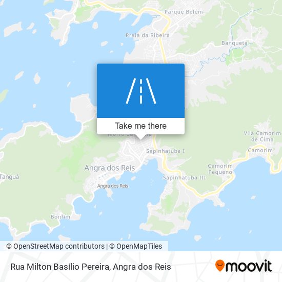 Mapa Rua Milton Basílio Pereira