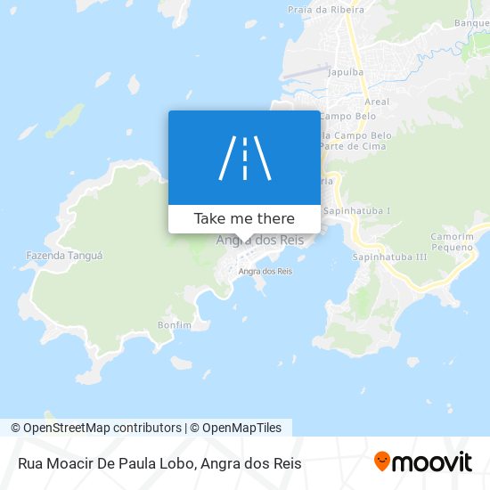 Mapa Rua Moacir De Paula Lobo