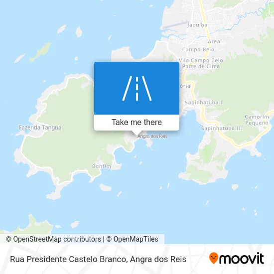 Rua Presidente Castelo Branco map