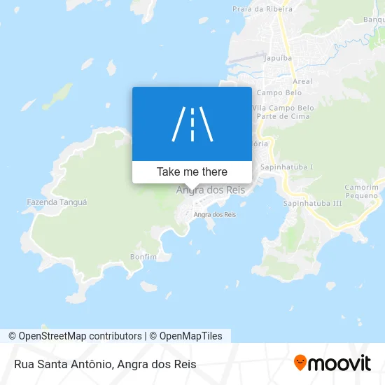 Rua Santa Antônio map