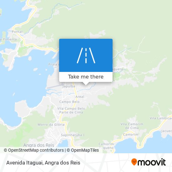 Mapa Avenida Itaguai