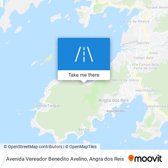 Mapa Avenida Vereador Benedito Avelino