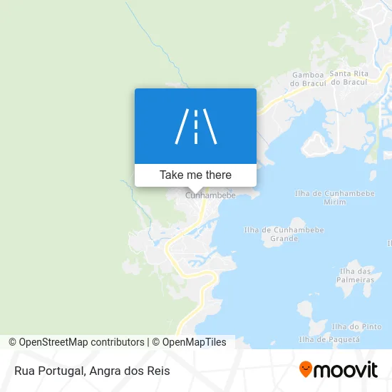 Rua Portugal map