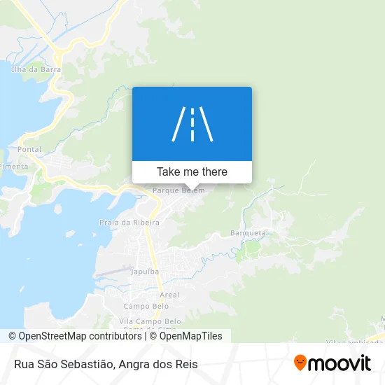 Rua São Sebastião map