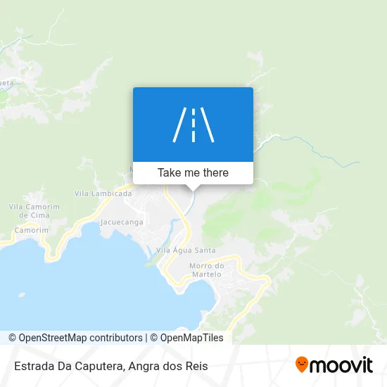 Estrada Da Caputera map