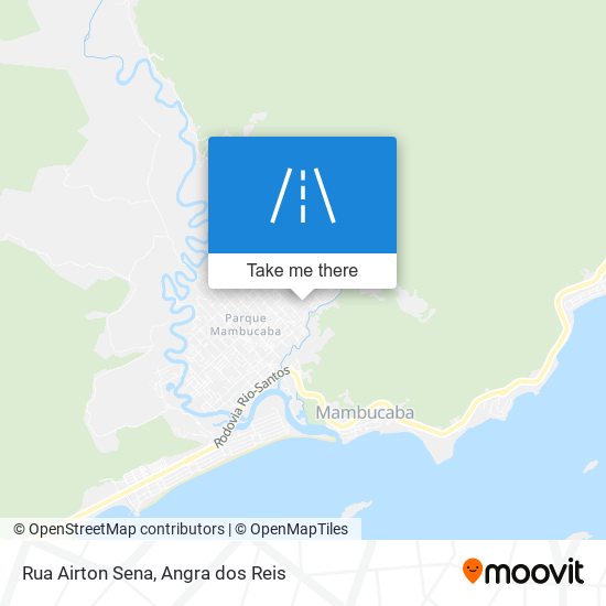 Mapa Rua Airton Sena