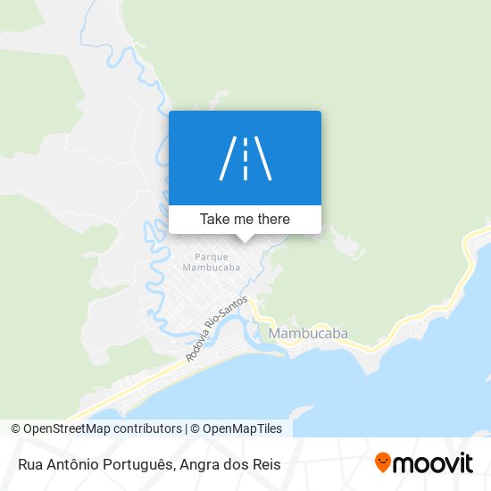 Mapa Rua Antônio Português